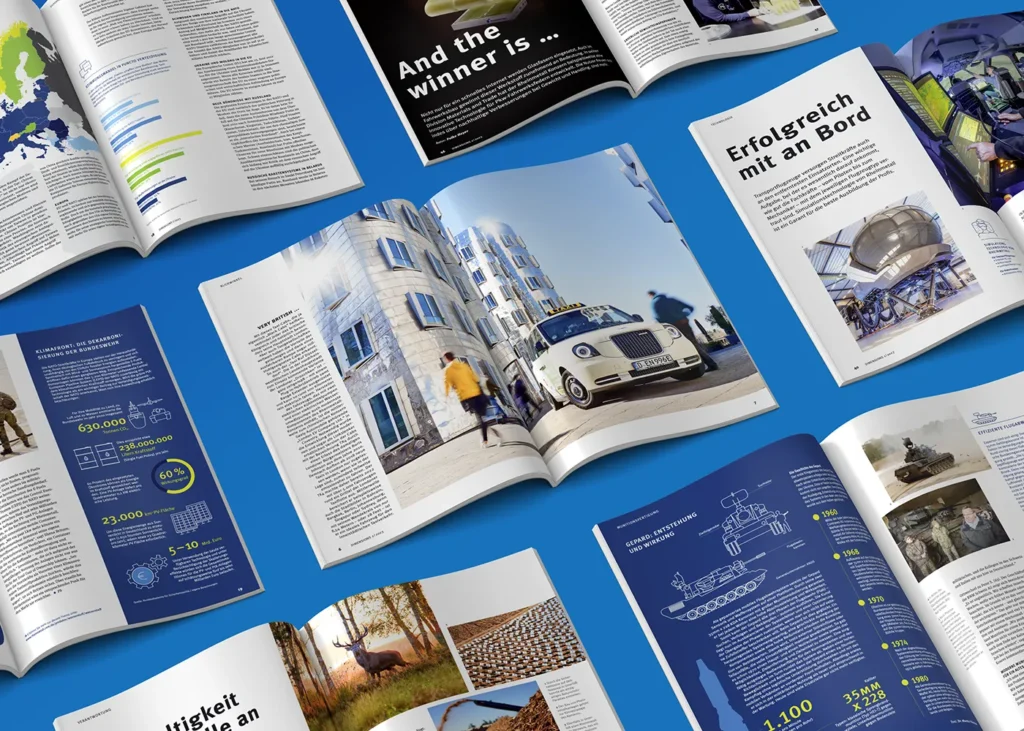 Rheinmetall Magazin Innenseiten